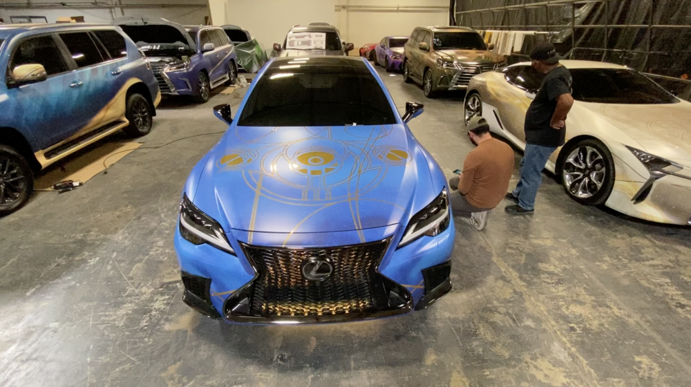 Lexus worked with SCPS to create the Marvel Eternals vehicle wraps.