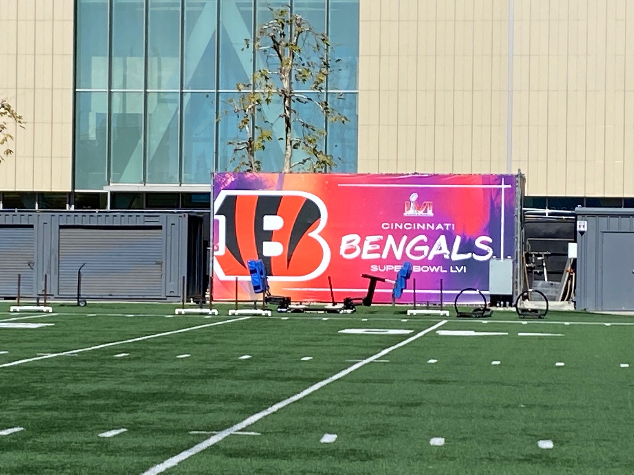 Super Bowl 56 Bengals Practice Facility
